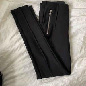 Zara Black Zipper Pants